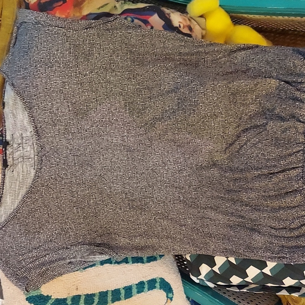 Funky pattern funkier shirt. Scoop neck / sleeve less top by opus